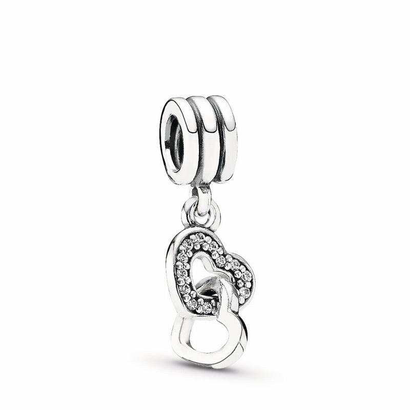 Pandora Australia Interlocking Love Charm - Sterling Silver | FYUAHK810